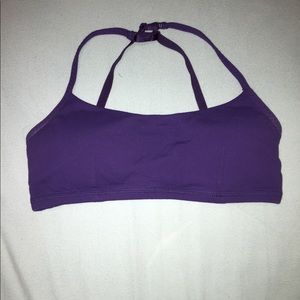 Purple lulu lemon sports bra